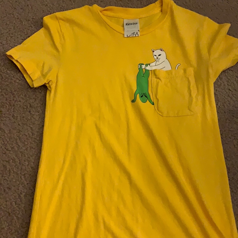 Yellow, XS, Ripndip shirt